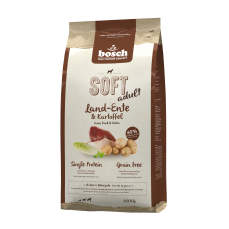 Bosch HPC Soft Plus FARM DUCK (begrūdis, vieno baltymo) 1kg